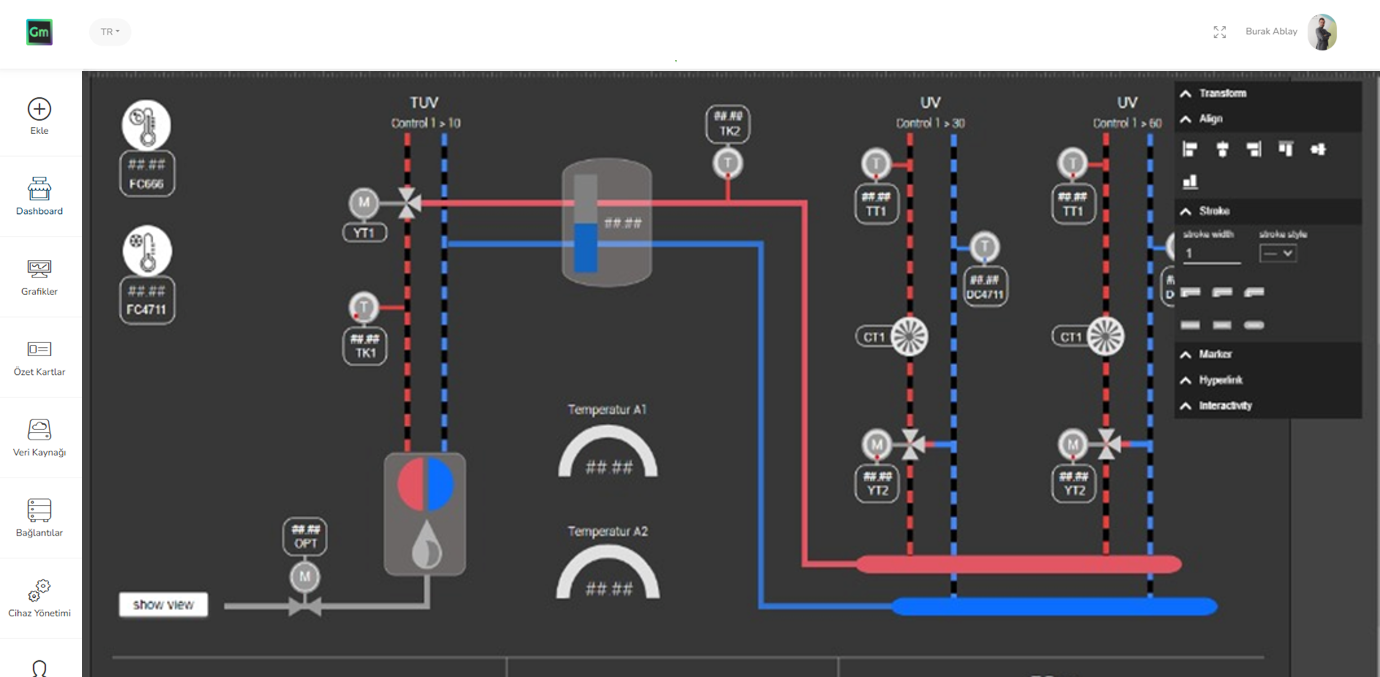 SCADA Monitoring Dashboard